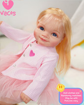 VACOS 20-inch Lifelike Reborn Baby Dolls Handmade Realistic Newborn Girl Toys - £45.11 GBP