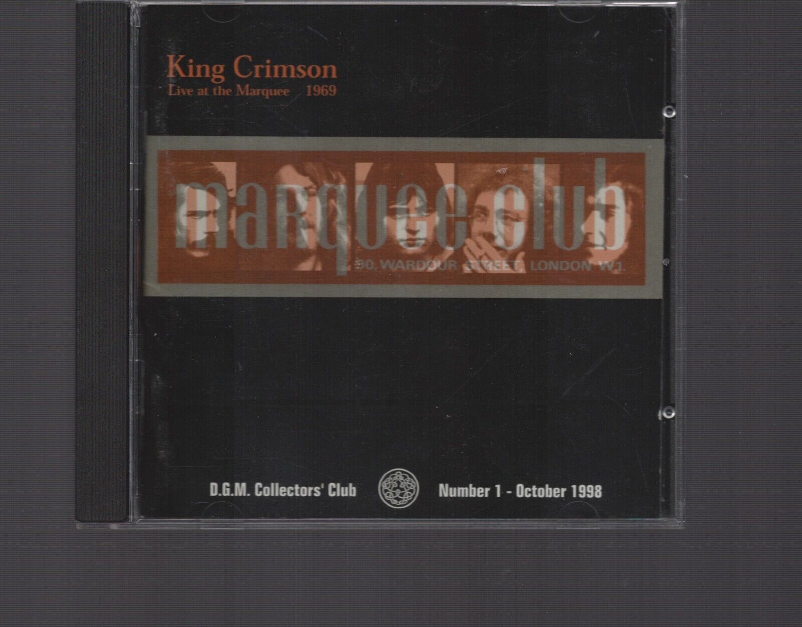 Primary image for King Crimson / Live At The Marquee 1969 / CD / DMG Collectors Club 1 / 1998