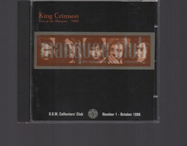 King Crimson / Live At The Marquee 1969 / CD / DMG Collectors Club 1 / 1998 - £18.92 GBP