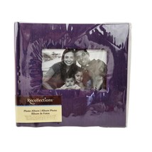 Recollections Purple Photo Album Holds 200 4 x6  Pictures Acid Lignin PV... - $14.85