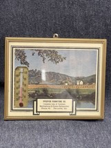 VINTAGE ADVERTISING THERMOMETER Metal FRAME 4.5”x5.5” Perryville MO Pfei... - $64.35