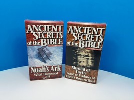 Ancient Secrets of the Bible Noah&#39;s Ark Shroud of Turin VHS Lot - £3.12 GBP