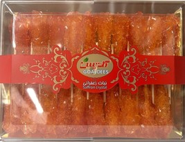 Saffron Crystal Rock Candy Sticks, 20 Count, 400g (Goaldees - $18.80