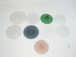 Tumbled Glass Large Round Blue Pink Sea Green 48471 - $21.77