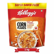 Kellogg&#39;s Corn Flakes Real Almond Honey | Breakfast Cereals | High in Vi... - $50.21