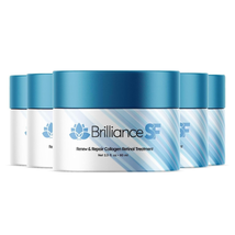 (5 Pack) Brilliance SF Anti-Aging Cream, Anti-Wrinkle Moisturizing Cream 2.5 Oz - £99.30 GBP