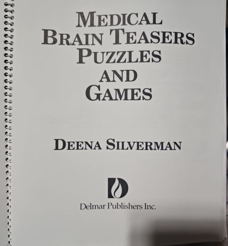 MEDICAL BRAIN TEASERS, PUZZLES, AND GAMES By Deena Silverman Item image 8
