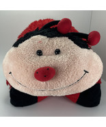 Pillow Pets Ladybug Plush Stuffed Animal 18x16 Red Black Full Size Gentl... - £15.19 GBP