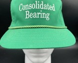 Consolidated Bearing Trucker Hat Cap Otto Strapback Adjustable Rope Green - $13.54