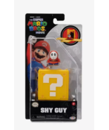Jakks Pacific Super Mario Bros Movie SHY GUY Mini Figure 1.25&quot; - NIB - £4.23 GBP