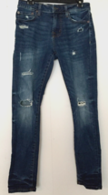 Aeropostale jeans size 30 X 30 women distressed skinny blue denim - £8.89 GBP