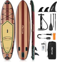 Adult Inflatable Paddle Boards: 11&#39; Stand-Up Paddle Board With Extraordi... - $259.98