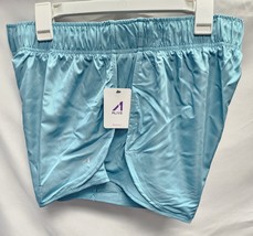 Women's Large Alive Magnetics Athletic Running Shorts Aqua Blue image 3