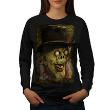Wellcoda Gentleman Dead man Womens Sweatshirt, Monster Casual Pullover Jumper - £22.73 GBP+