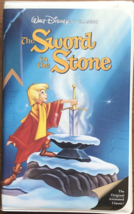  Walt Disney&#39;s Classic The Sword In The Stone Vhs Black Diamond - £14.58 GBP