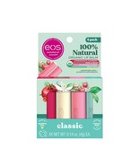 eos 100% Natural &amp; Organic Lip Balm Sticks- Strawberry Sorbet, Vanilla B... - $9.88