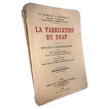 Antique Book on Wool Fabrication - 1926 Edition by C. Thomas &amp; P. Araud,... - $107.39 CAD