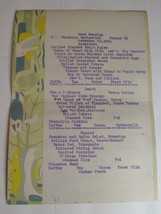 Set 5 SS Hawaiian Wholesaler Matson Ship Menus 5 day Sailing November 1954 RARE - £75.17 GBP