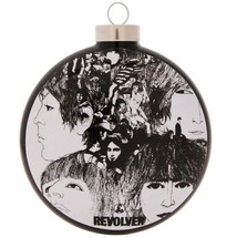 Beatles - Revolver Album Cover round GLASS Ornament by Kat &amp; Annie - $24.70