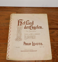 Het Lied der Engelen Sheet Music German 1800&#39;s? Kerkhoff Philip Loots RARE ANTQ - £48.61 GBP