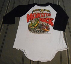 Vintage Original VAN HALEN 1988 Monsters of Rock  Tour  T-Shirt   Sz. Lg. - $296.99