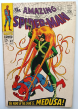 AMAZING SPIDER-MAN, #62, Marvel Comics, 1968, Medusa Appearance. - £78.45 GBP