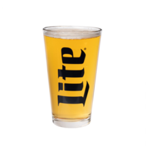 Miller Lite Throwback Beer Pint Glass New - £13.97 GBP