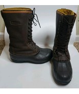 LaCrosse Mountaineer Pac Boots Winter Hunting Leather Men&#39;s Size 10 Insu... - $65.00