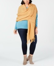 MSRP $30 Cejon Solid Travel Fringed Scarf One Size (Small Hole) - £6.36 GBP