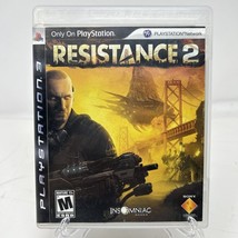 Resistance 2 COMPLETE Sony PS3 Play Station 3 Video Games Shooter Black Label - £6.19 GBP