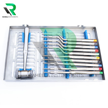 Sinus Lift Osteotomes Kit Straight Off Set Concave Mead Mallet Cassette ... - £78.21 GBP