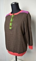 Boden Cashmere Angora Multicolor 3/4 Sleeve Pullover Sweater Women&#39;s Siz... - £22.68 GBP