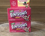 (2) Flintstones Childrens Multivitamin Supplement w/ Iron 60 Chew Tabs E... - £15.15 GBP