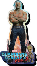 Guardians of the Galaxy Vol. 2 Drax Figure Chunky 3-D Die-Cut Magnet NEW UNUSED - £4.71 GBP