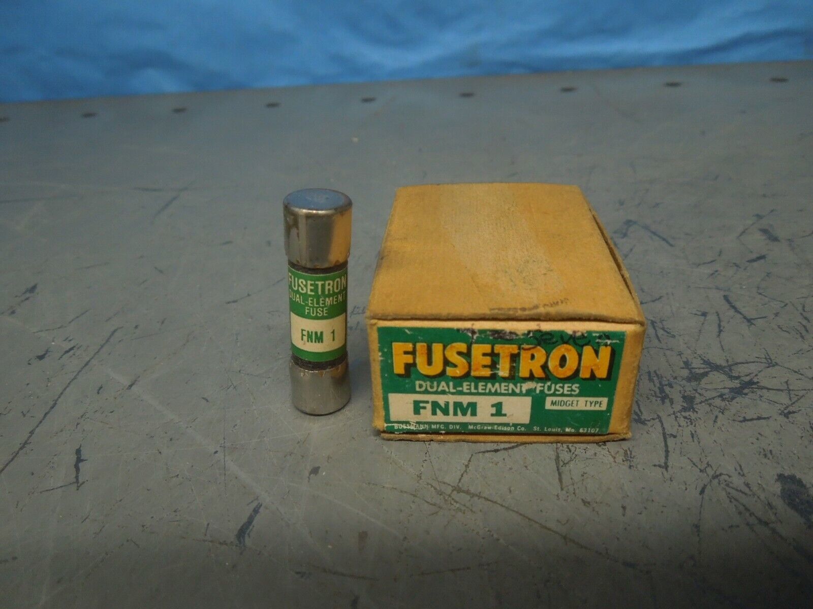Bussmann Fusetron FNM-1 1A 250V Fuses New Surplus (Box of 7) - $26.00