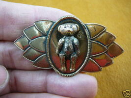 (#B-BEAR-451) Teddy bear collectible bears cub brass pin brooch cute - $20.99
