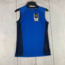 Adidas Logo Medium Jersey Shirt Blue New Youth Boys - $236.38 MXN