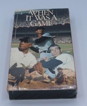 When It Was a Game (VHS, 1992) - New - Sealed - £3.45 GBP