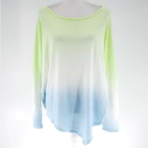 StyleList by Micaela Loose Knit Jersey Dip Dye Top (Mojito Ombre, Large) A397709 - £18.90 GBP