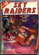 Sky Raiders Pulp #4 August 1939- Clay Pigeon Patrol- Bomber Lee - £70.77 GBP