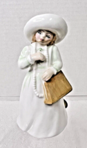 1993 Royal Doulton Almost Grown MWT 1st Issue 4.5&quot; Young Girl w Hat &amp; Purse - $16.34