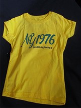 NWT NIP Marky G Apparel NY 1976 goodlife by Marky g Graphic Tee Yellow Size 3T - £15.17 GBP