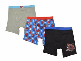 The Amazing Spider - Man Boys Boxer Briefs Underwear 3 Pack Marvel Comics - 6 - £8.75 GBP