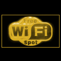 130045B Free Wi-Fi Spot Complimentary Library Hotel Initiative LED Light Sign - $21.99