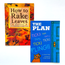Scott Foresman Yellow Leveled Reader Books How to Rake Leaves 35A &amp; The Plan 31A - £4.71 GBP