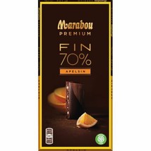 Marabou Premium 70% Cocoa Apelsin / Orange Chocolate 10 pack 1kg / 35oz - £51.43 GBP