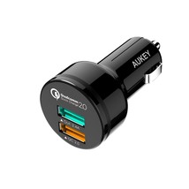 Aukey Car Charger with Quick Charge 2.0 Port for LG G4, Samsung Galaxy S... - £16.36 GBP