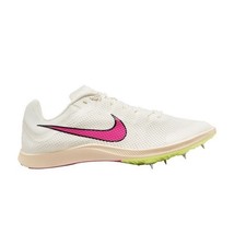 Nike Track Rival Distance Men’s Running Shoes Size 12.5 White Pink With ... - $47.20