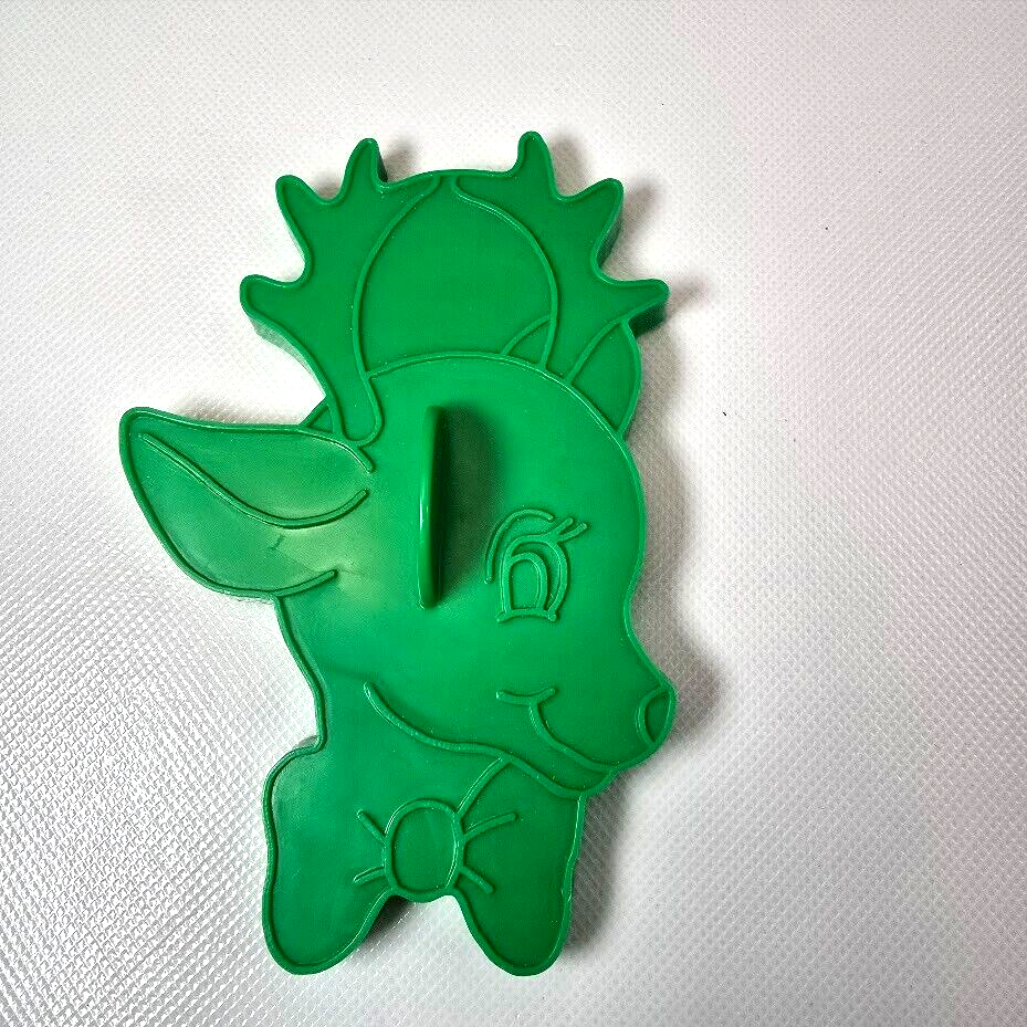 Wilton Christmas Cookie Cutters Set Green 1988 Reindeer Snowman Holly House VTG Item image 6
