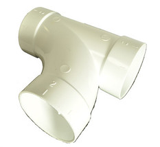 Central Vacuum PVC 2&quot; Coupling Elbow 90 Degree Tee Wye BI-9081 - $5.65 CAD